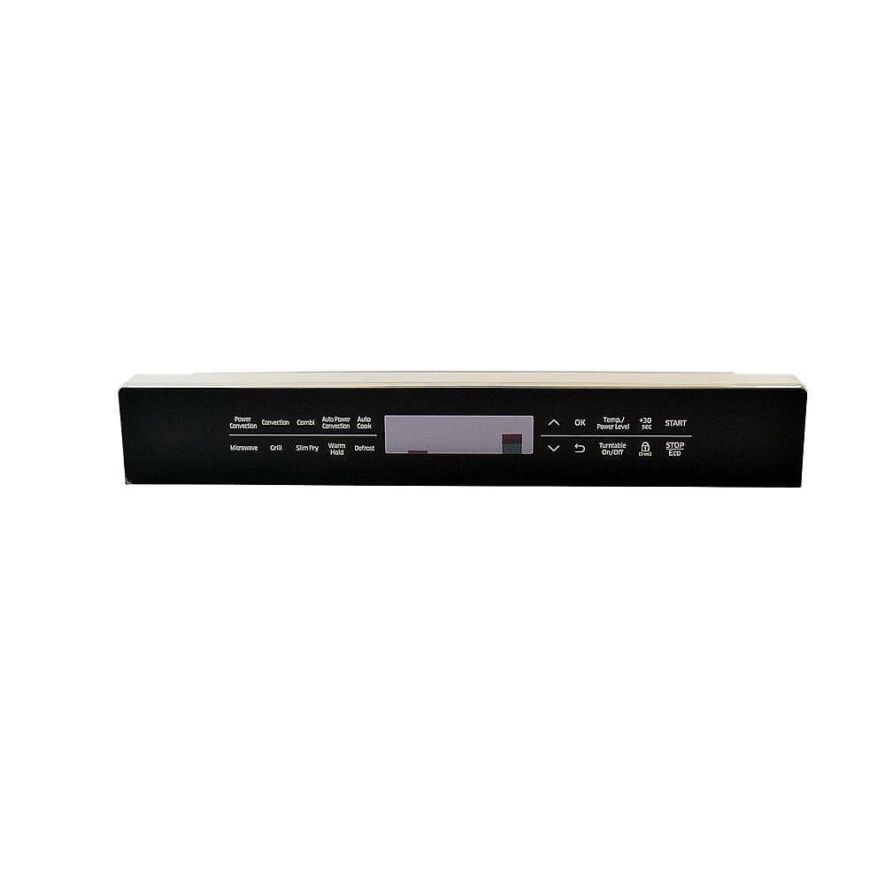 Part #de94-03295D, Samsung Microwave Control Panel Assembly (Black)