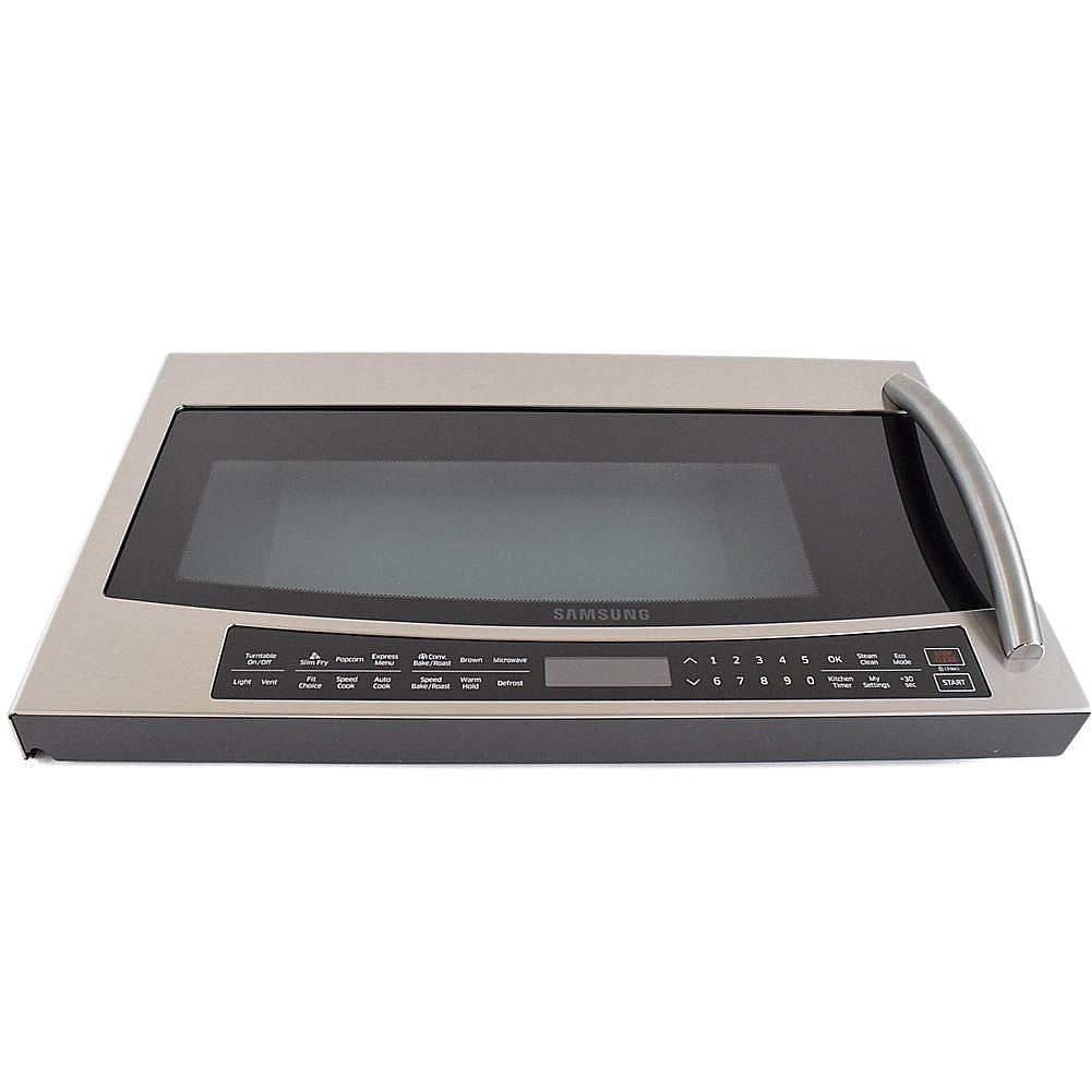 Part #de94-03530F, Samsung Microwave Door Outer Panel Assembly / 33.46 x 18.50 x 6.69