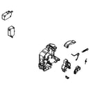 Microwave Door Latch Housing and Interlock Switch Assembly