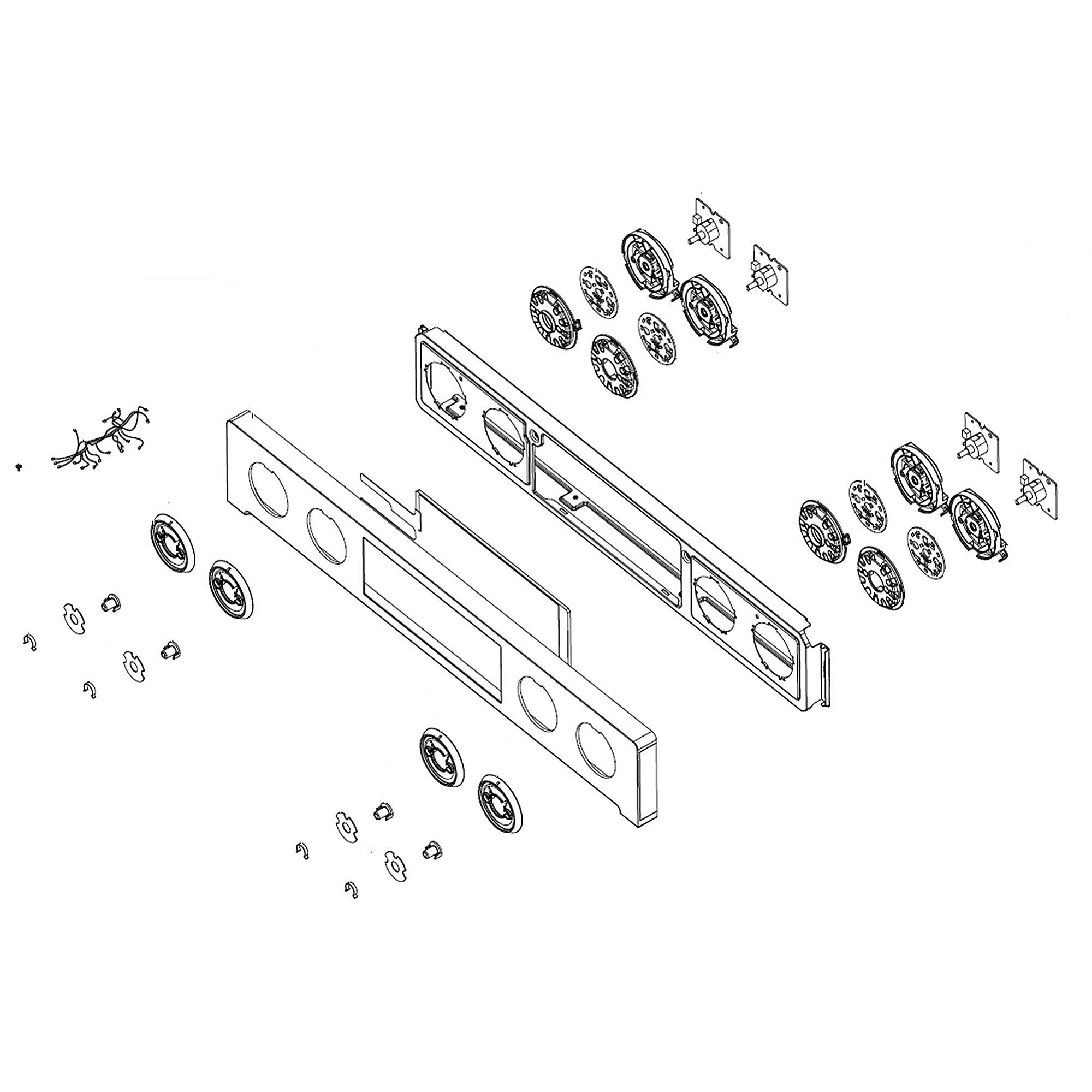 Part #de94-04040A, Samsung Range Control Panel