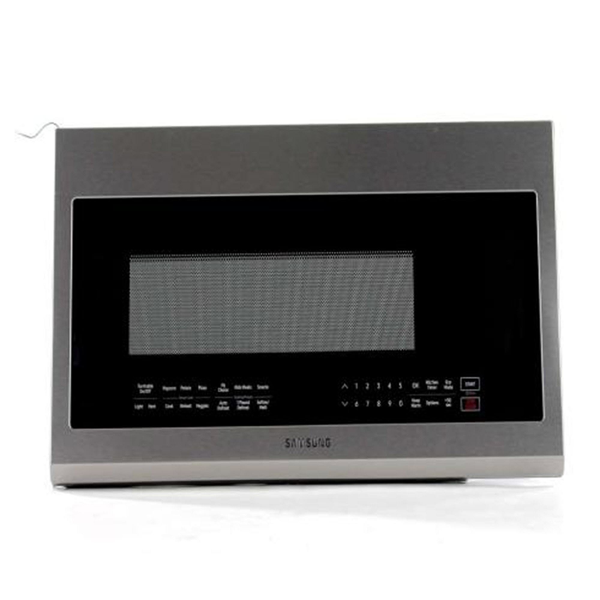 Part #de94-04094C, Samsung Microwave Door Assembly (Stainless) / 33.07 x 18.50 x 6.69
