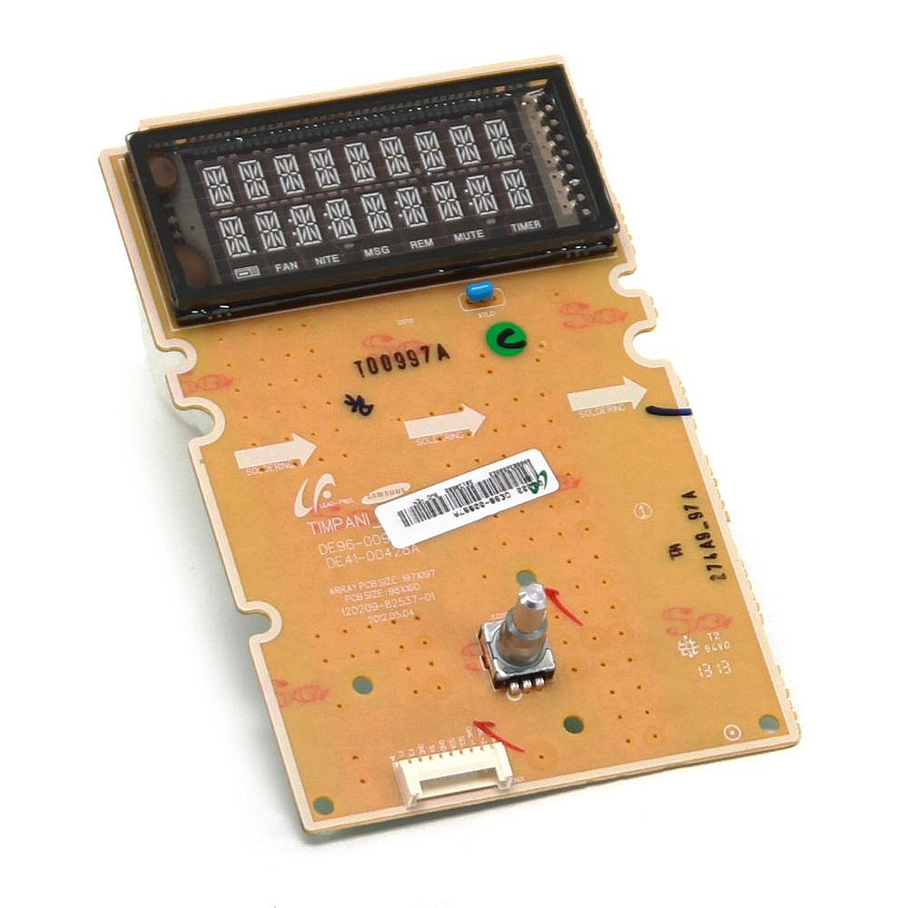 Part #de96-00997A, Microwave Display Board / 8.07 x 4.63 x 2.36