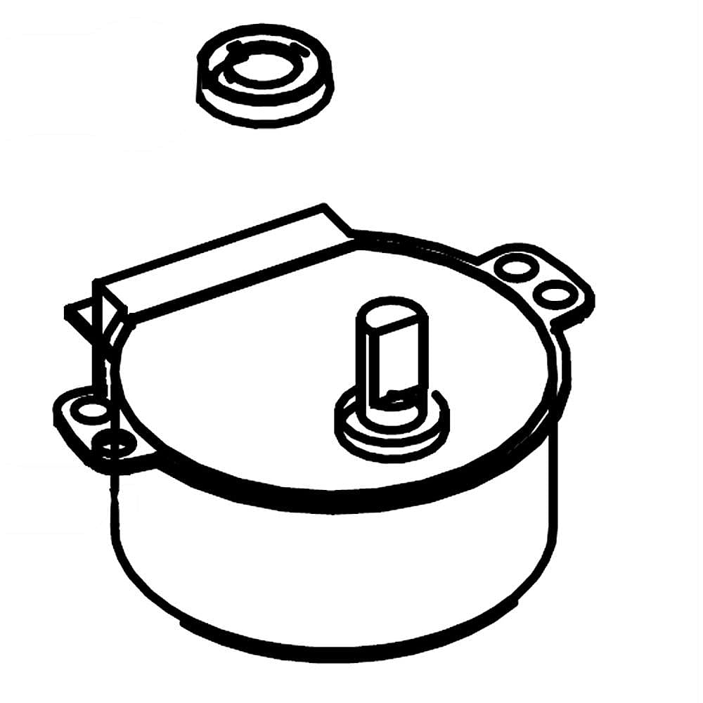 Part #de96-01093A, Wall Oven Microwave Turntable Motor / 3.66 x 2.72 x 1.57