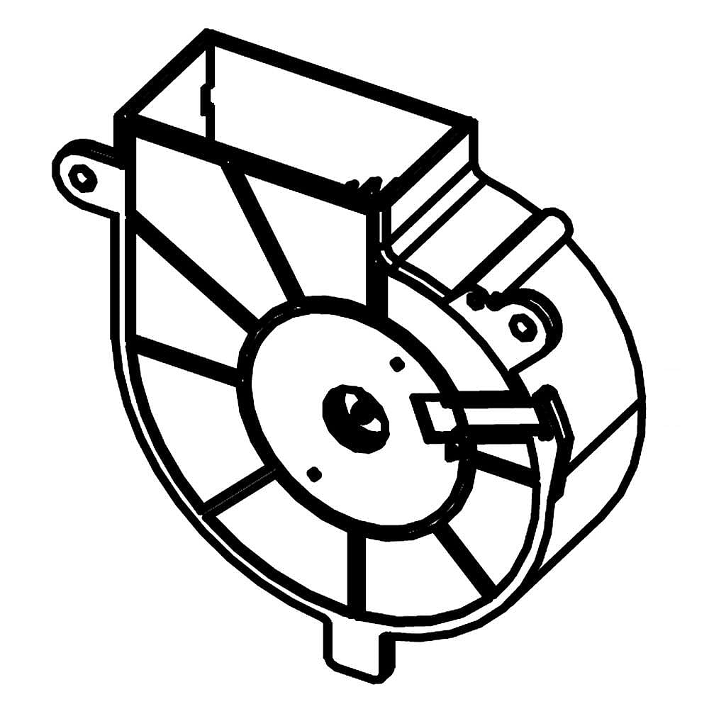 Part #dg31-00023B, Range Control Panel Cooling Fan / 7.48 x 5.12 x 2.76