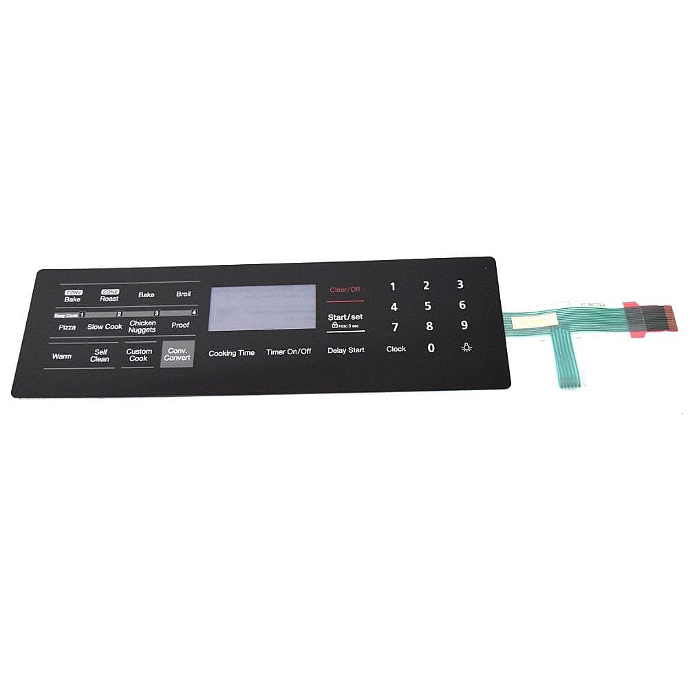 Part #dg34-00018A, Range Membrane Switch / 12.20 x 3.82 x 0.39