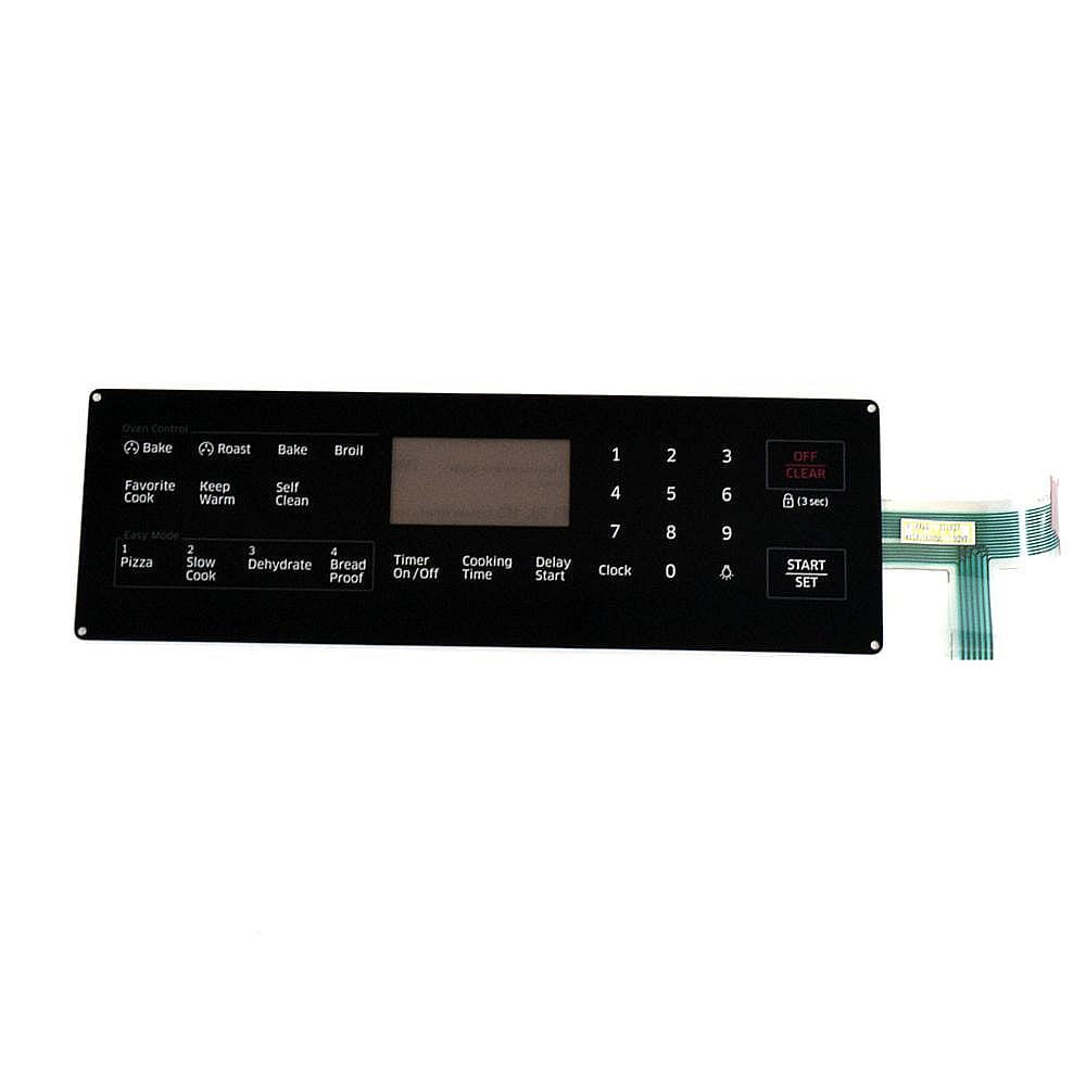 Part #dg34-00027B, Samsung Range Membrane Switch (Replaces Dg34-00027A) / 5.12 x 0.39 x 0.39