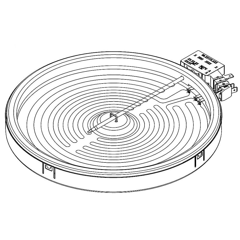 Part #dg47-00063A, Samsung Range Dual Surface Element / 11.00 x 11.00 x 2.00