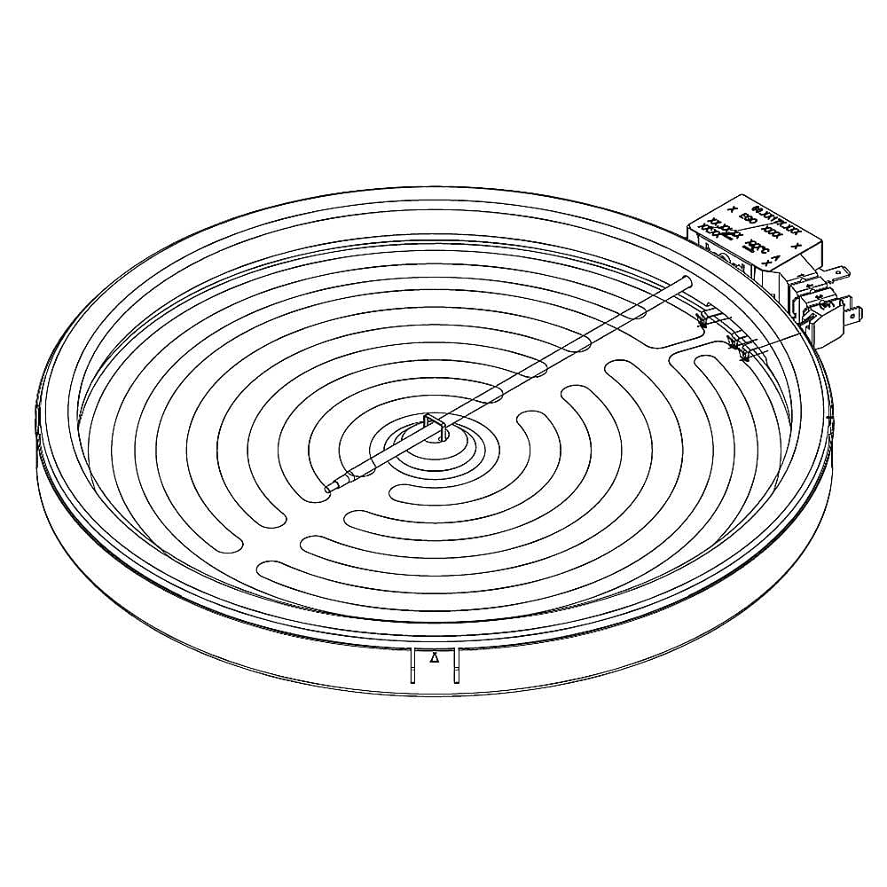 Part #dg47-00064A, Samsung Range Dual Radiant Surface Element