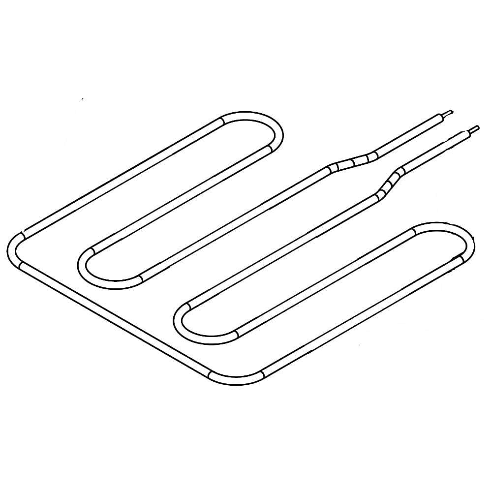 Part #dg47-00068A, Samsung Range Broil Element / 18.03 x 22.44 x 3.23