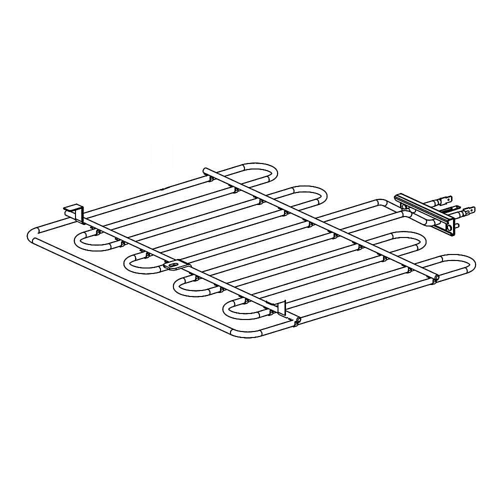 Part #dg47-00070A, Wall Oven Broil Element / 22.44 x 17.32 x 3.15