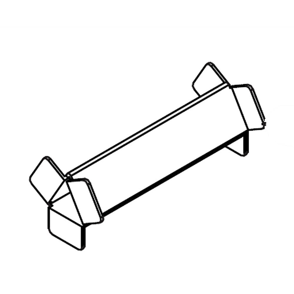 Part #dg60-00008A, Range Oven Door Inner Glass Bracket