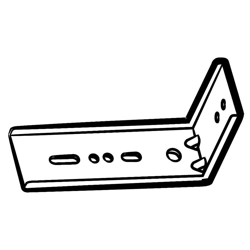 Part #dg61-01135A, Cooktop Installation Bracket / 3.31 x 1.97 x 1.10