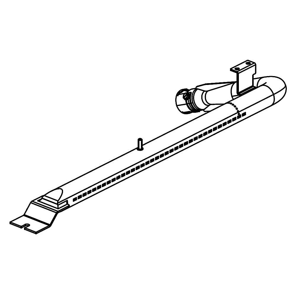 Part #dg62-00056A, Range Broil Burner / 18.98 x 11.93 x 2.99