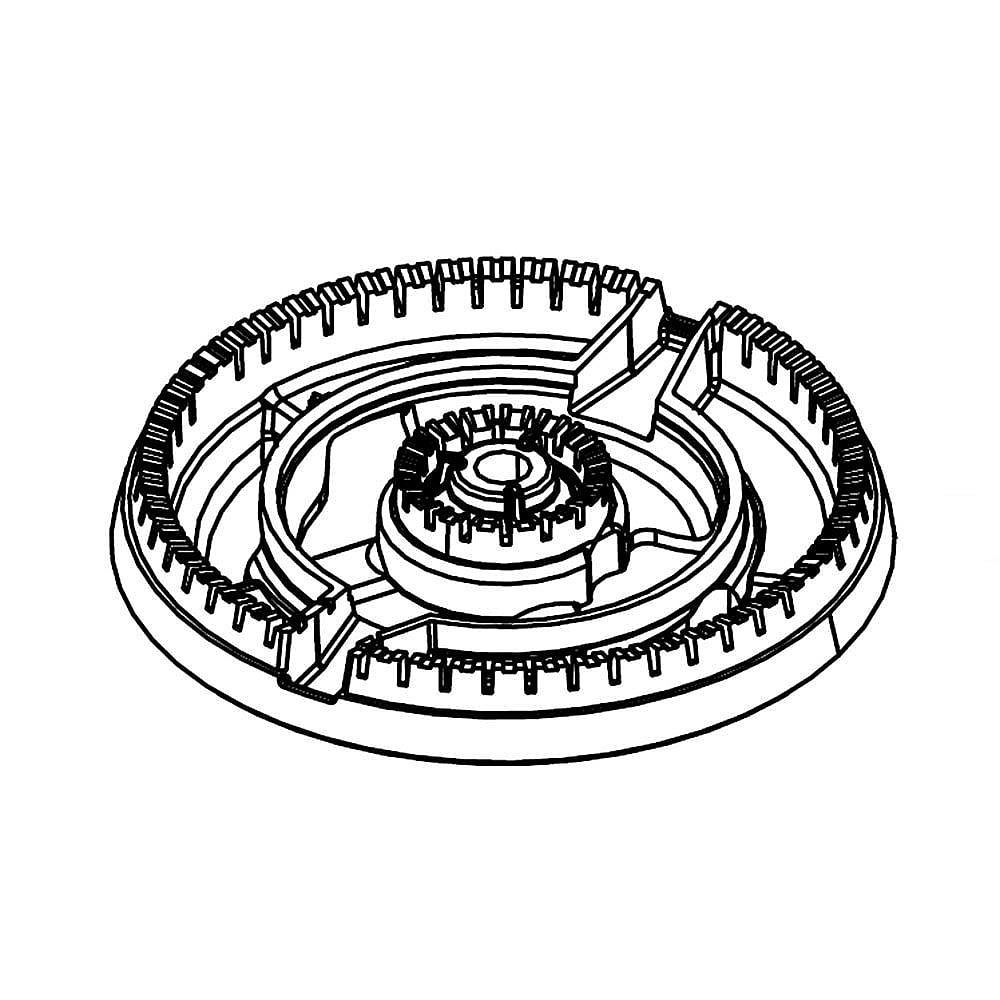 Part #dg62-00163A, Range Surface Dual Burner / 5.98 x 8.03 x 3.23