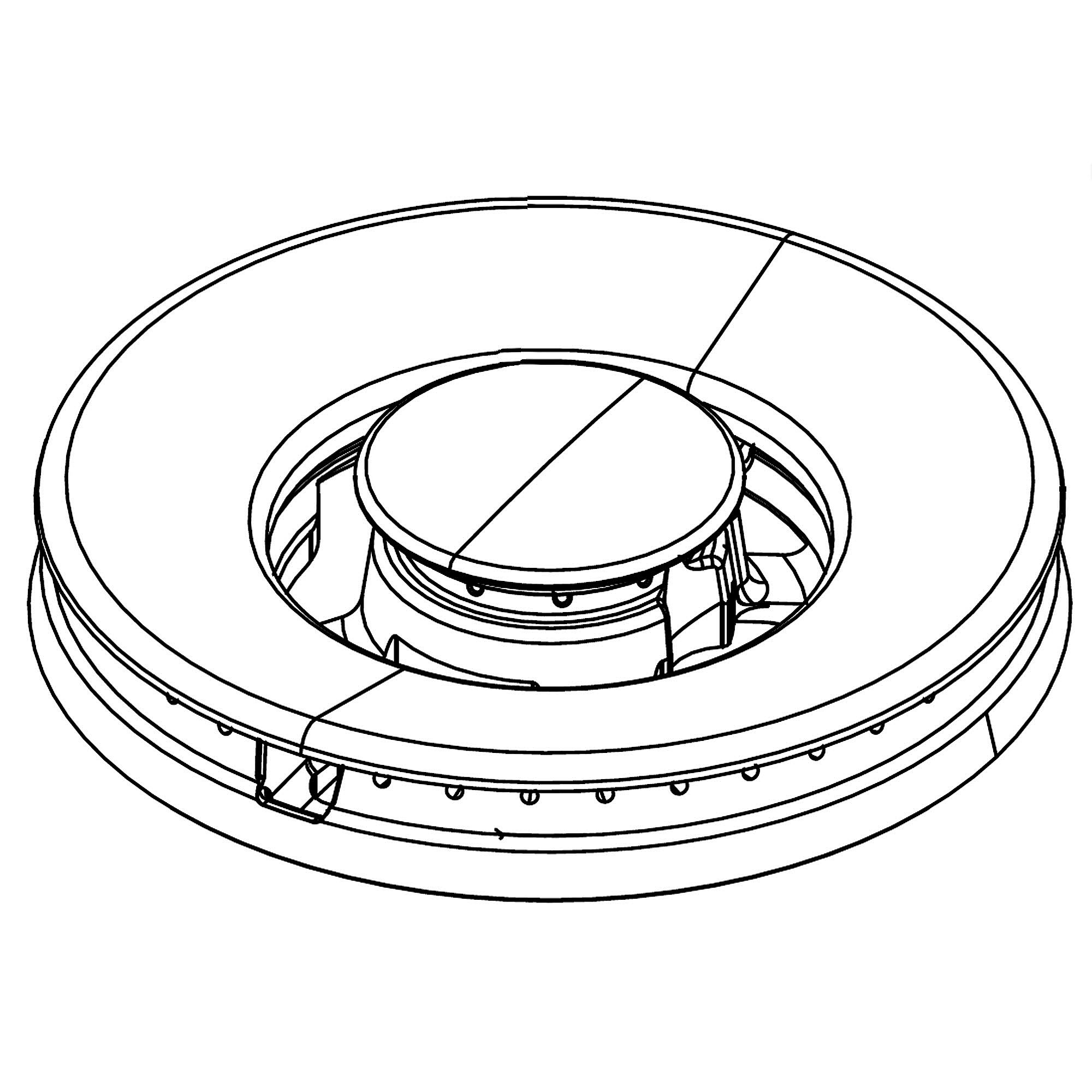 Part #dg62-00299A, Range Surface Burner Head