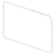 Gasket for Samsung NE63A6311SG/AA-00 - Part DG63-00720A