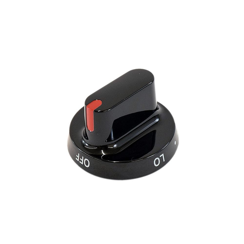 Part #dg64-00472E, Samsung Range Surface Burner Knob (Black) / 2.36 x 2.36 x 1.57