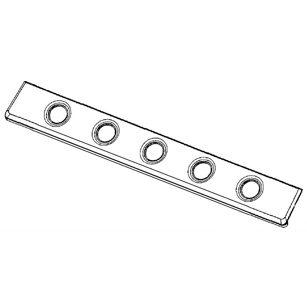 Samsung Part #dg64-00616A, Cooktop Control Panel | 37.80 x 4.72 x 4.72