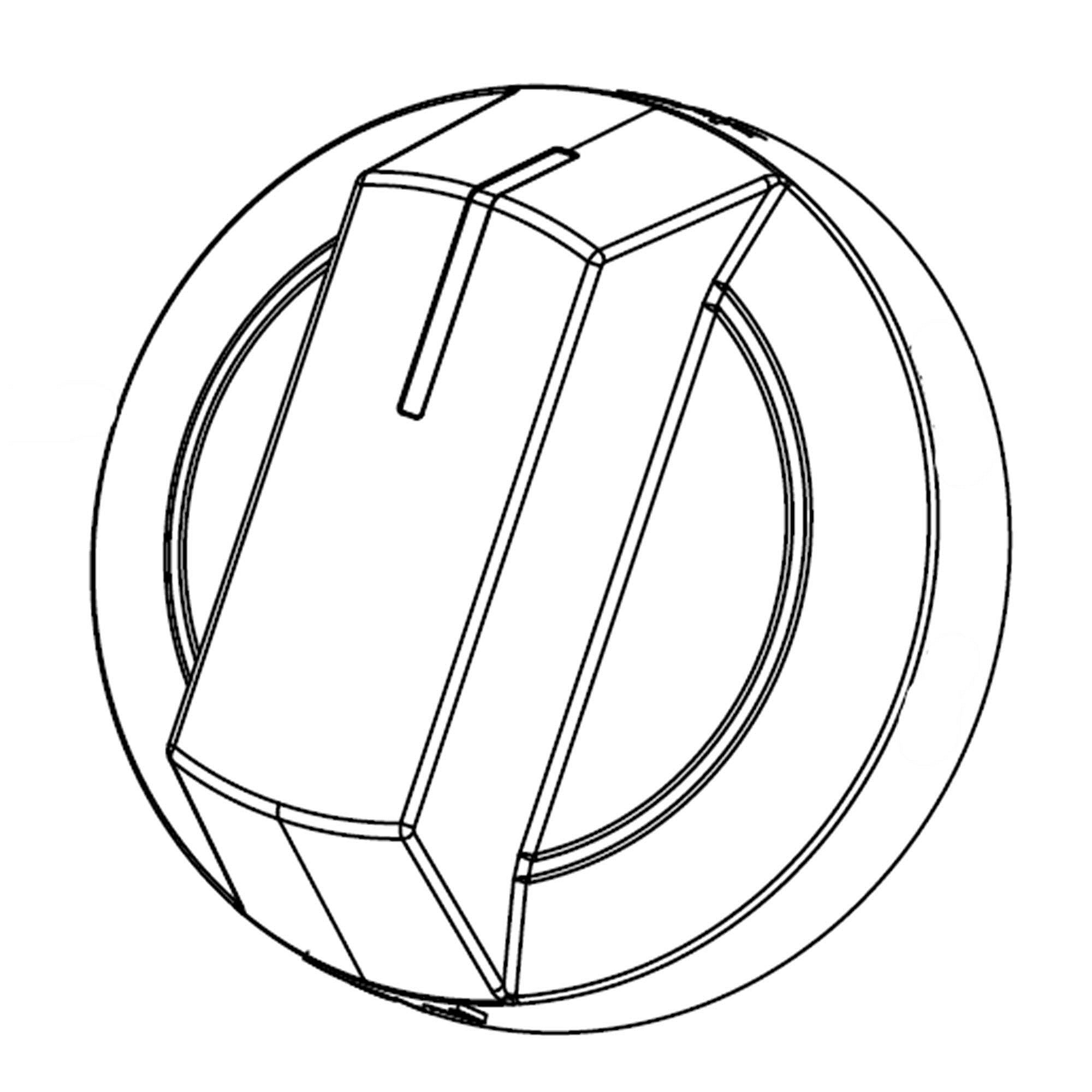 Part #dg64-00981A, Samsung Range Surface Element Knob