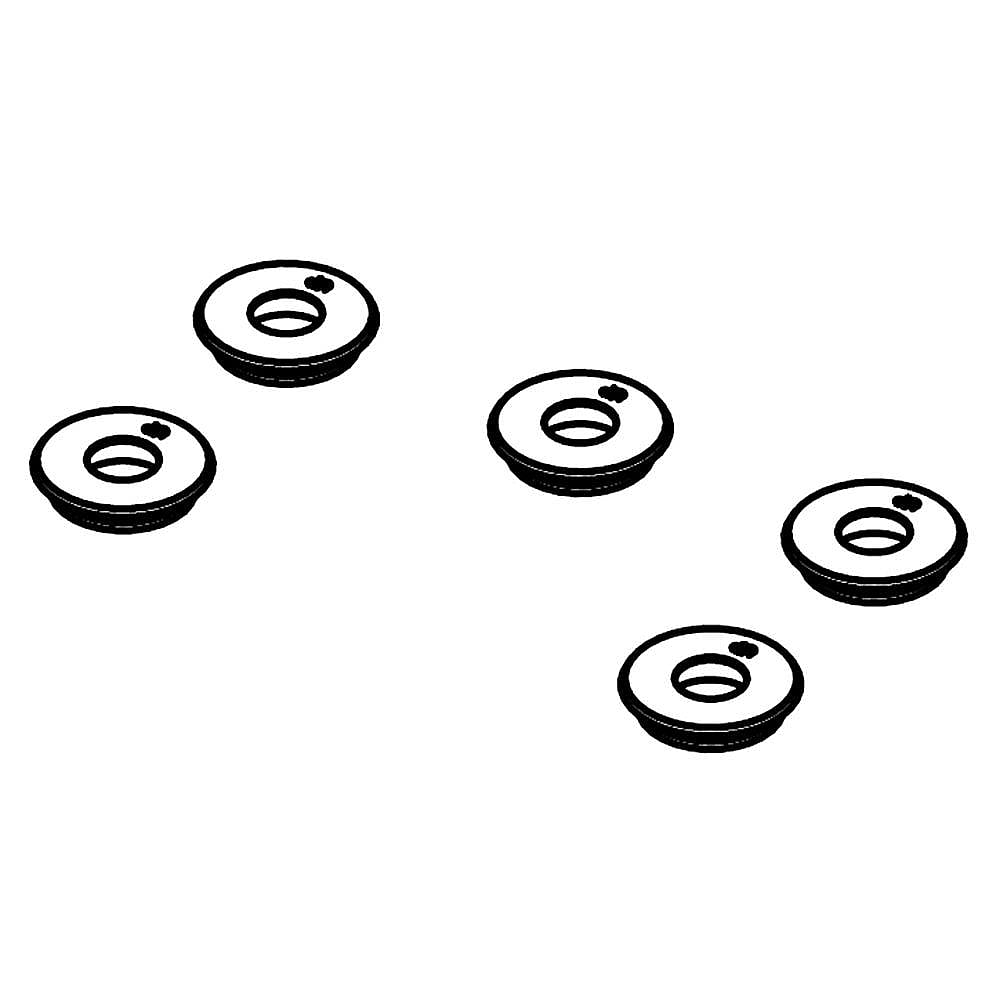 Part #dg67-00123A, Rubber Gla / 1.42 x 1.42 x 0.12