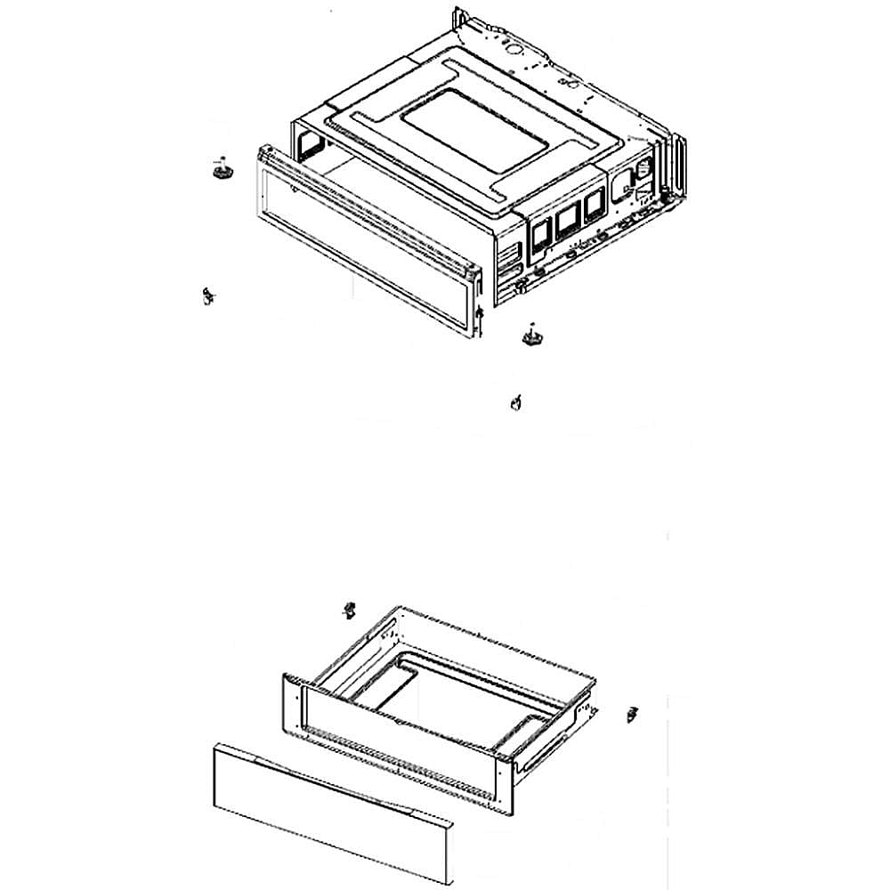 Part #dg90-00035F, Drawer Mai