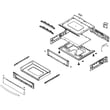 Samsung Range Storage Drawer Assembly for Samsung NE58K9850WS/AA-00 - Part DG90-00154E