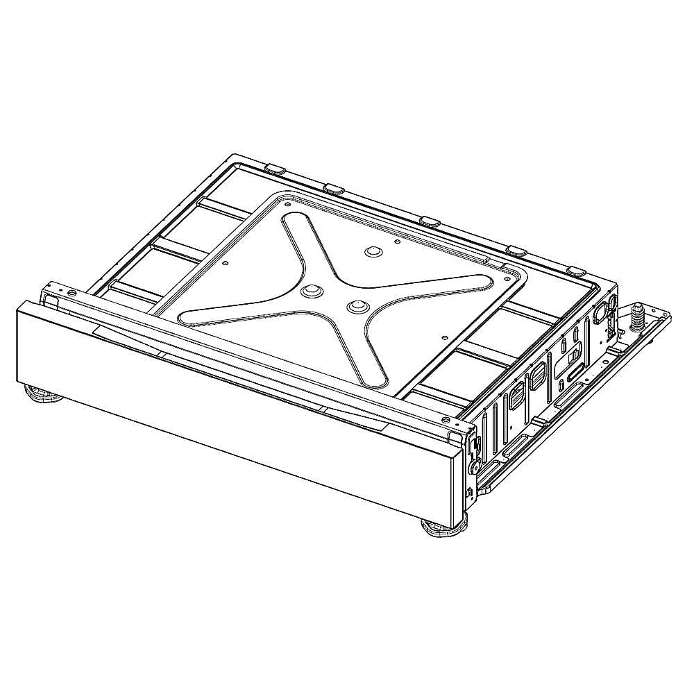 Part #dg90-01184C, Range Storage Drawer Assembly
