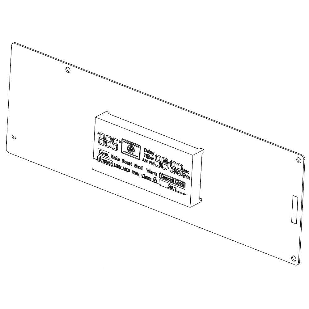 Part #dg92-01107A, Range Oven Control Board / 14.72 x 4.17 x 3.31