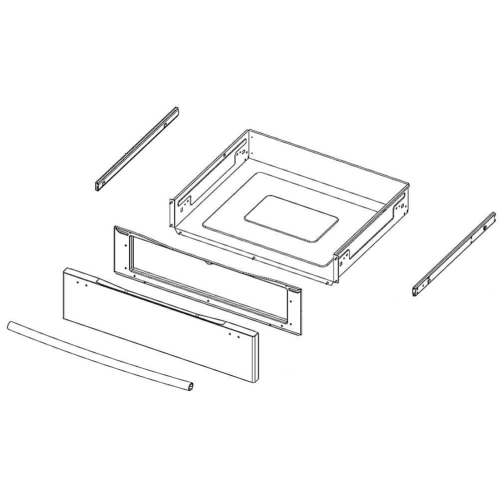 Samsung Part #dg94-00210A, Range Drawer Assembly