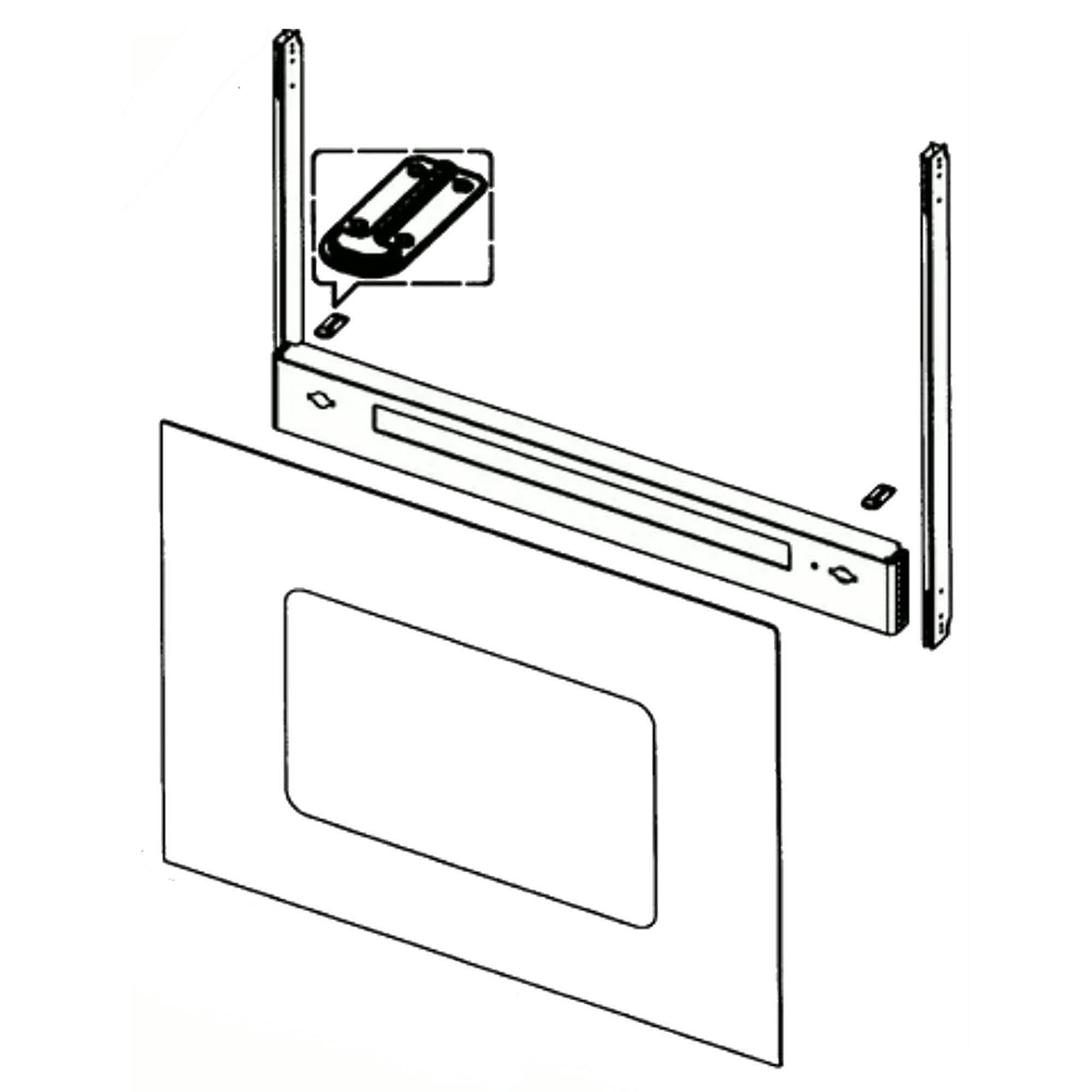 Part #dg94-00224B, Door Sub