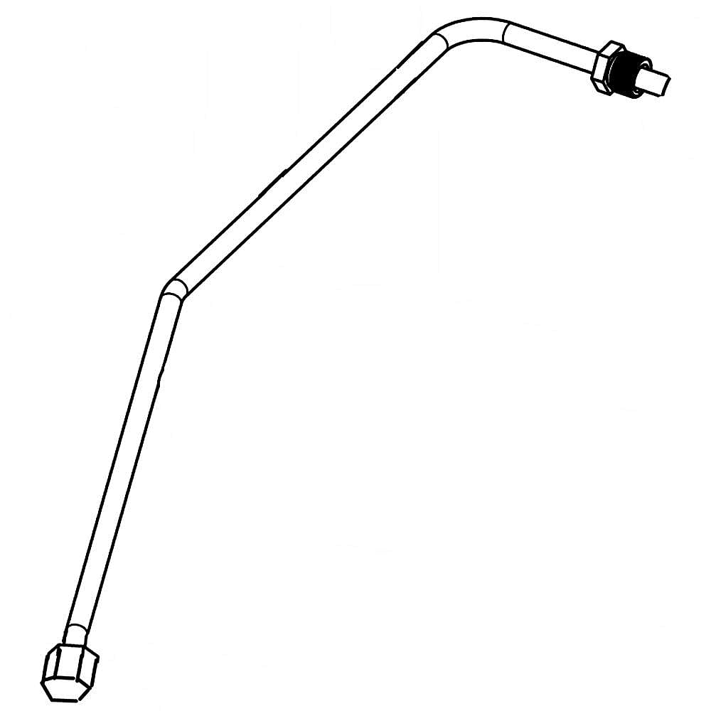 Part #dg94-00461A, Burner Tube / 12.99 x 5.71 x 1.57