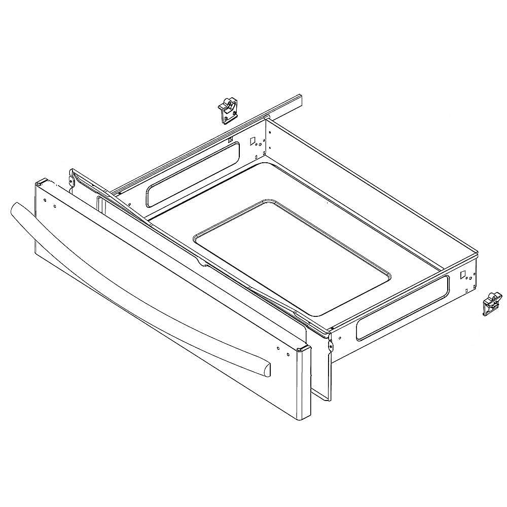 Part #dg94-00504H, Range Storage Drawer