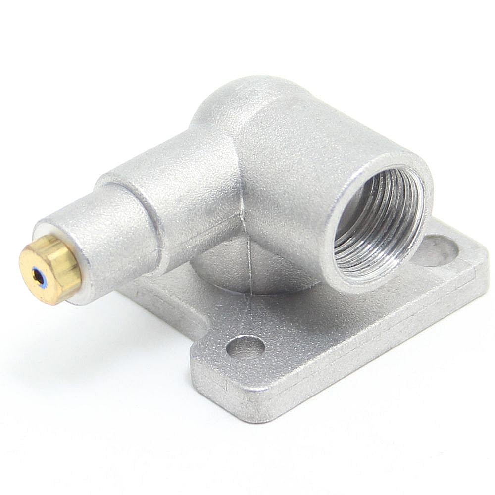 Part #dg94-00548A, Range Bake Burner Elbow Tube And Orifice / 1.97 x 1.77 x 1.38