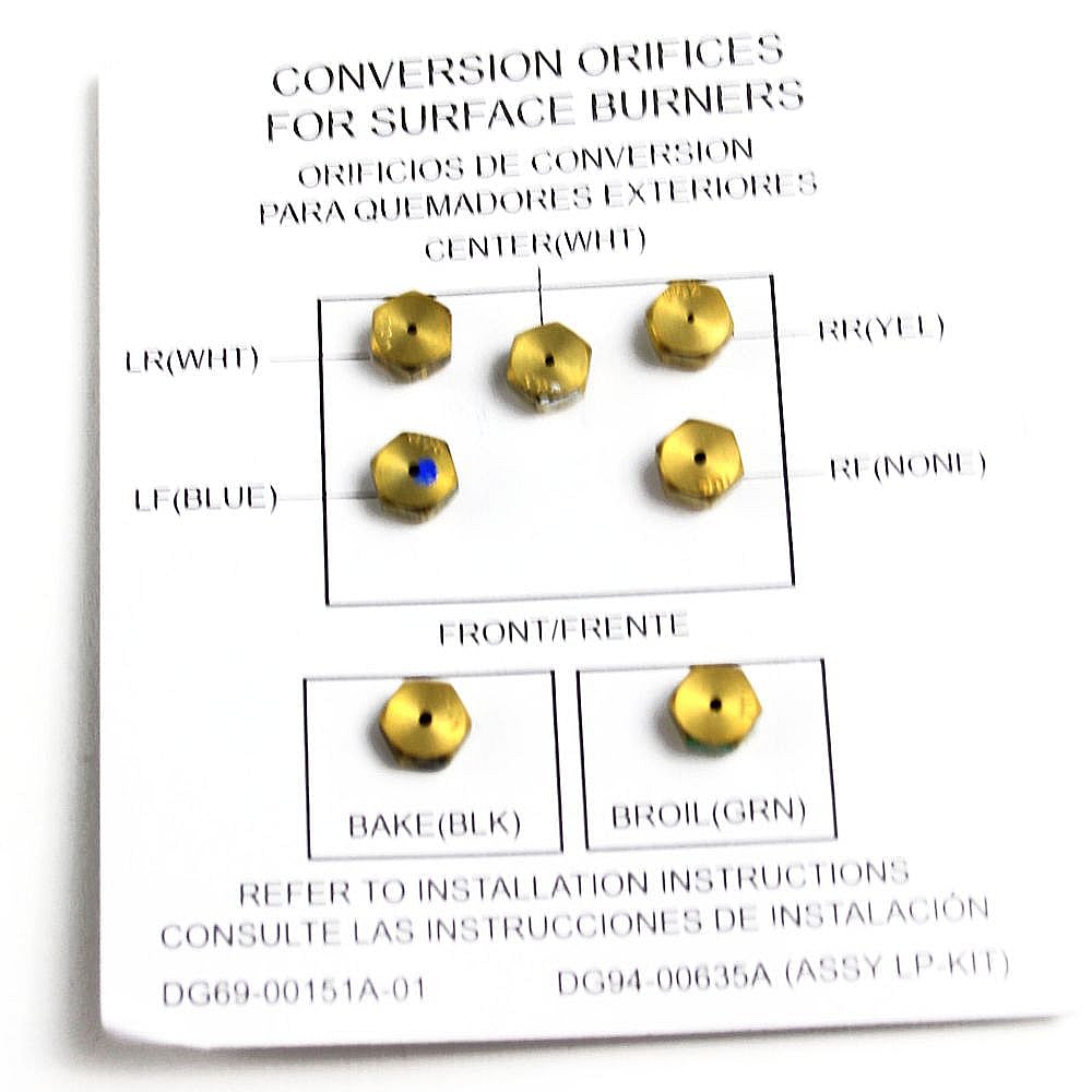 Part #dg94-00635A, Range Lp Conversion Kit / 5.00 x 4.00 x 2.00
