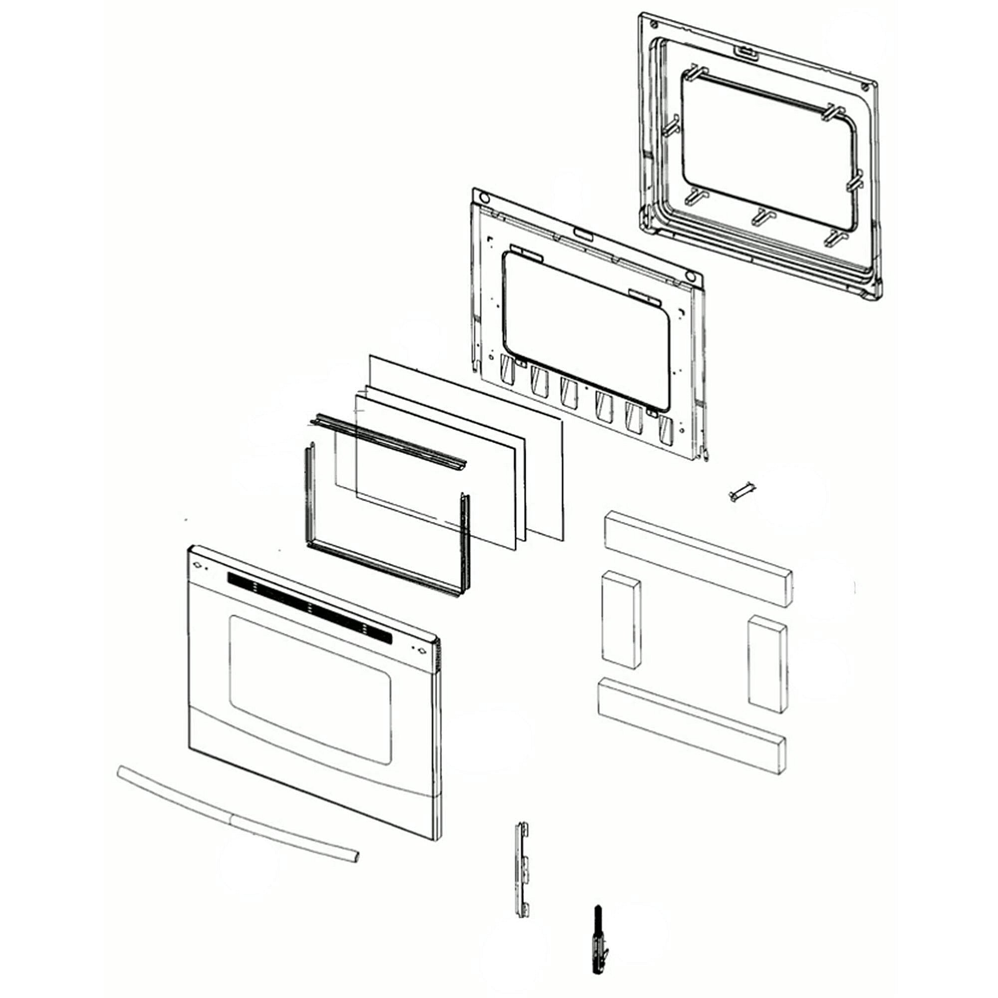 Part #dg94-00706B, Door Assembly