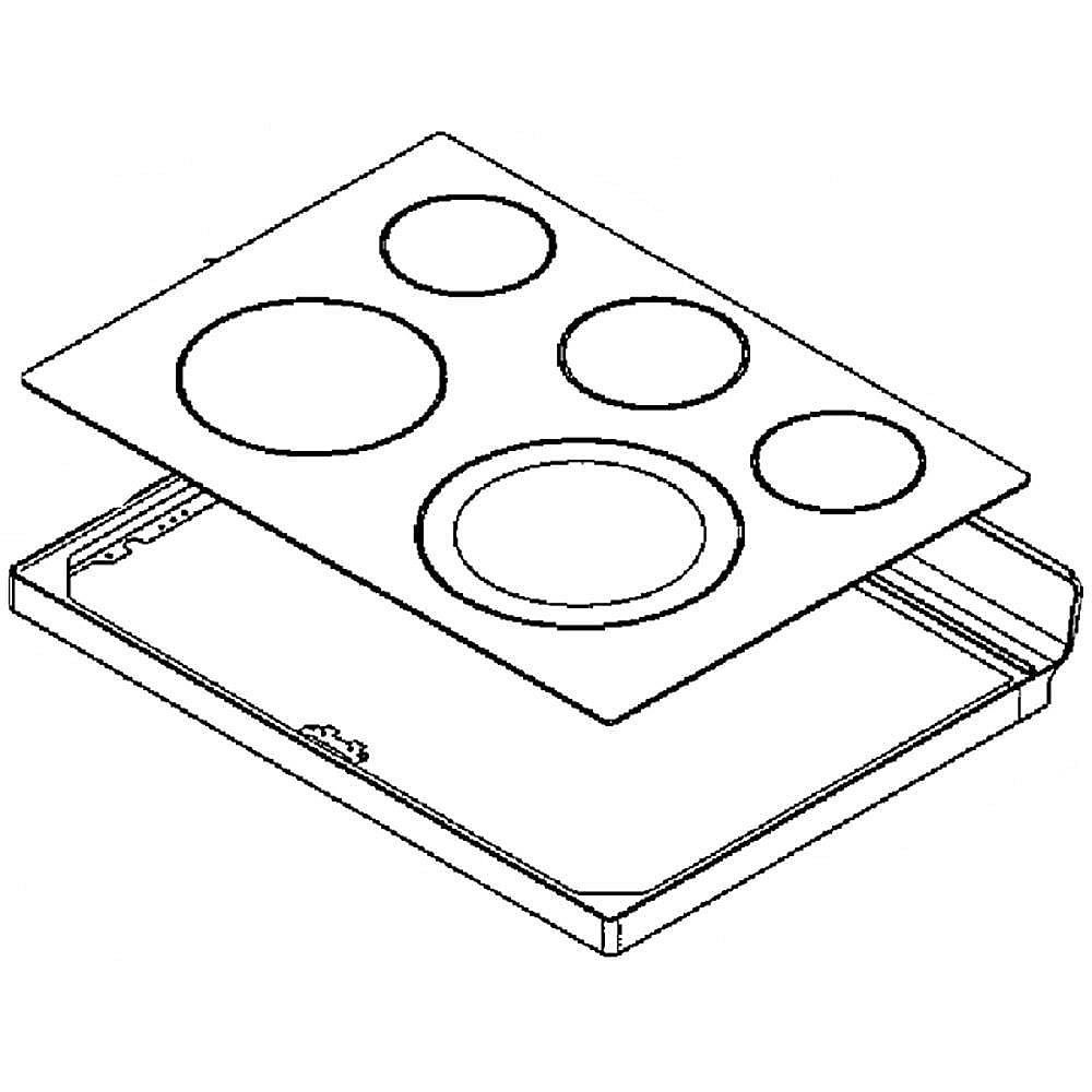 Part #dg94-00735R, Samsung Range Main Top Assembly / 29.33 x 35.04 x 10.83
