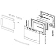 Range Oven Door Assembly for Samsung NX58F5500SB/AA-00 - Part DG94-00758B