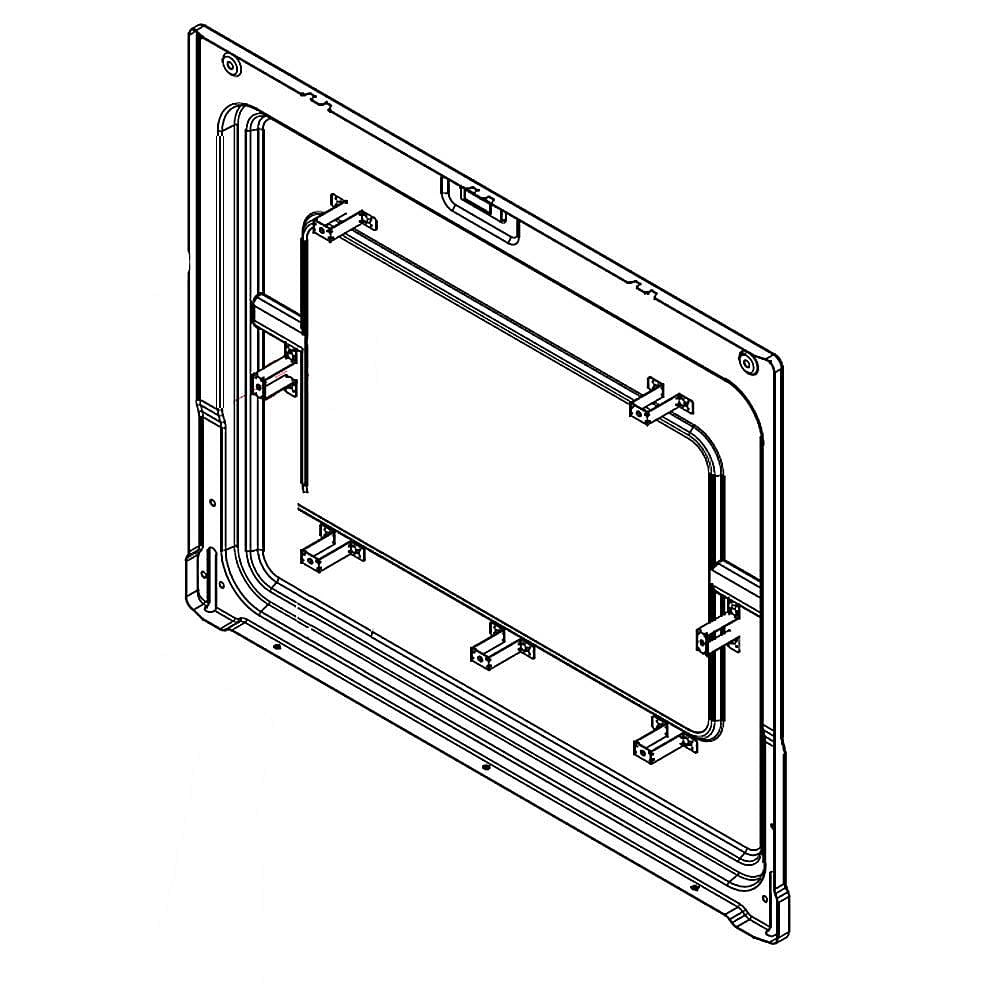 Part #dg94-00899A, Range Oven Door Liner