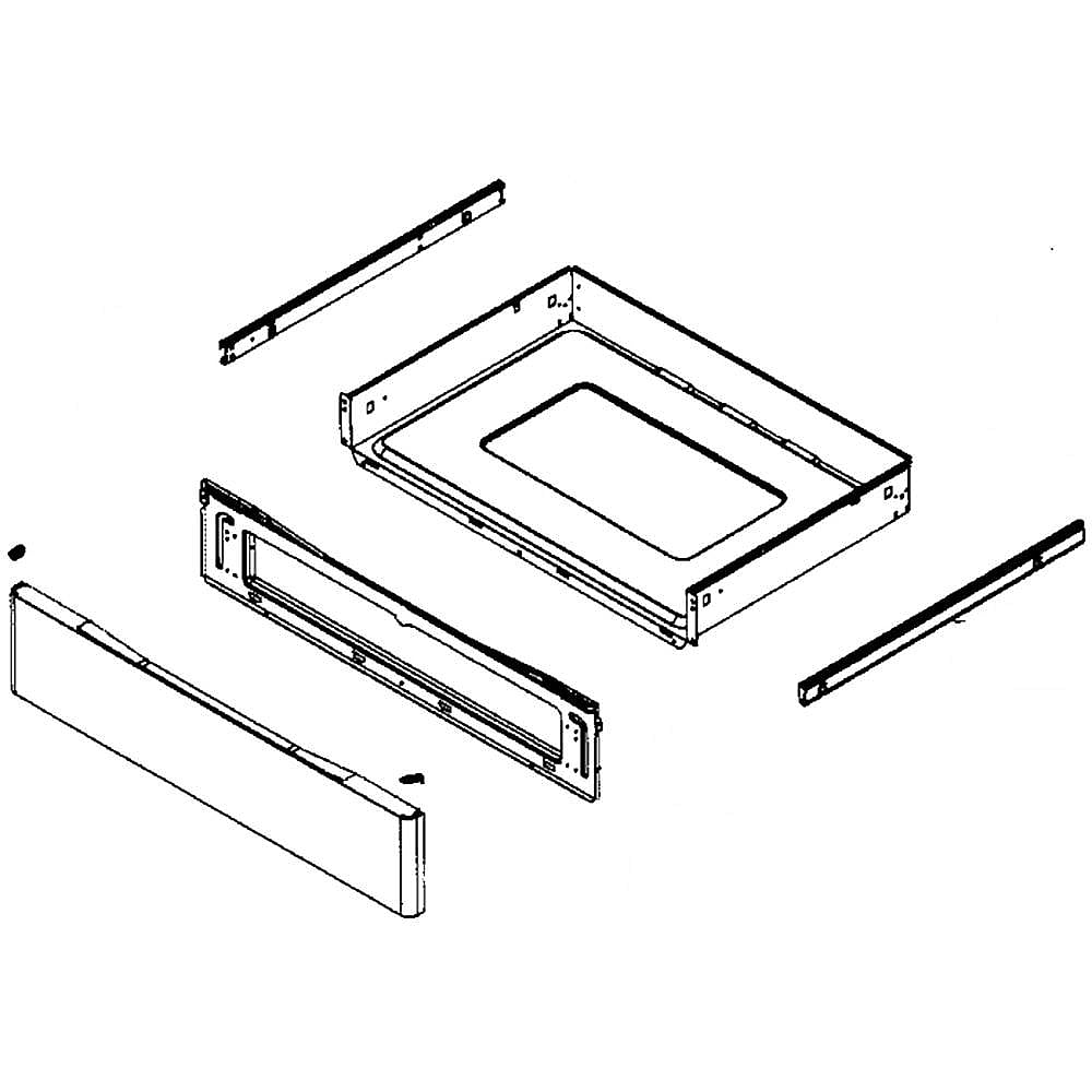 Part #dg94-00903B, Range Storage Drawer Assembly