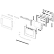 Samsung Range Oven Door Assembly DG94-00940D
