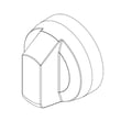 Range Warming Drawer Knob for Samsung NX58H9500WS/AA-00 - Part DG94-00946A
