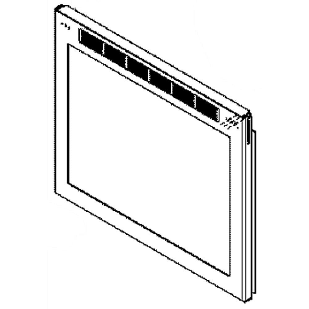 Part #dg94-01117A, Range Oven Door Outer Panel