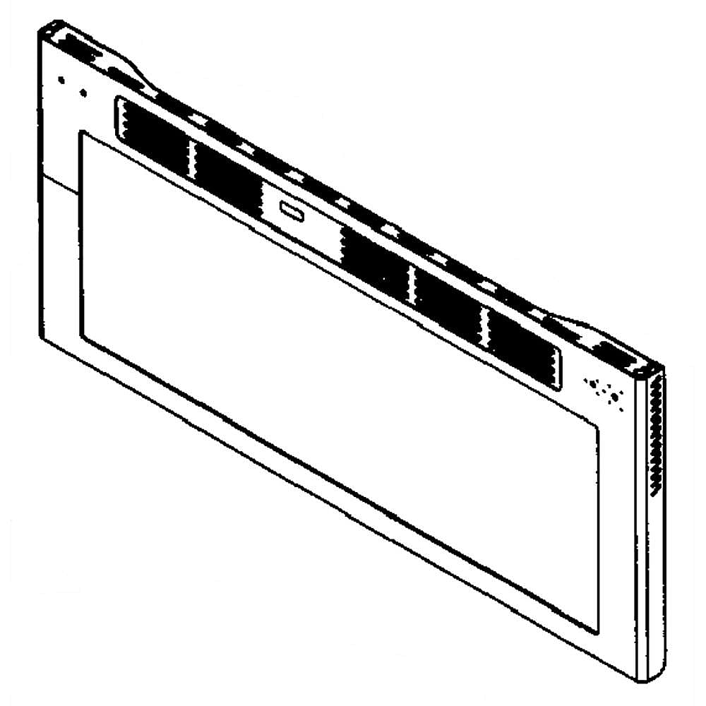 Part #dg94-01142A, Range Upper Oven Door Outer Panel