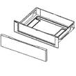 Range Storage Drawer Assembly for Samsung NE59M4310SS/AA-00 - Part DG94-01248A
