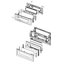 Range Oven Door Assembly