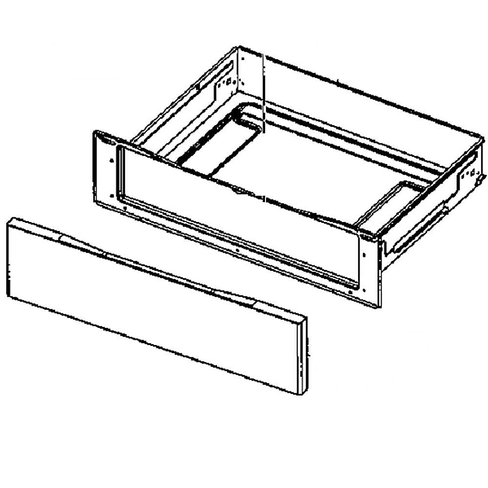Part #dg94-01292B, Samsung Range Storage Drawer Assembly