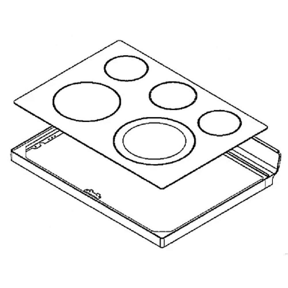 Part #dg94-01301D, Samsung Range Main Top / 35.04 x 27.56 x 11.02