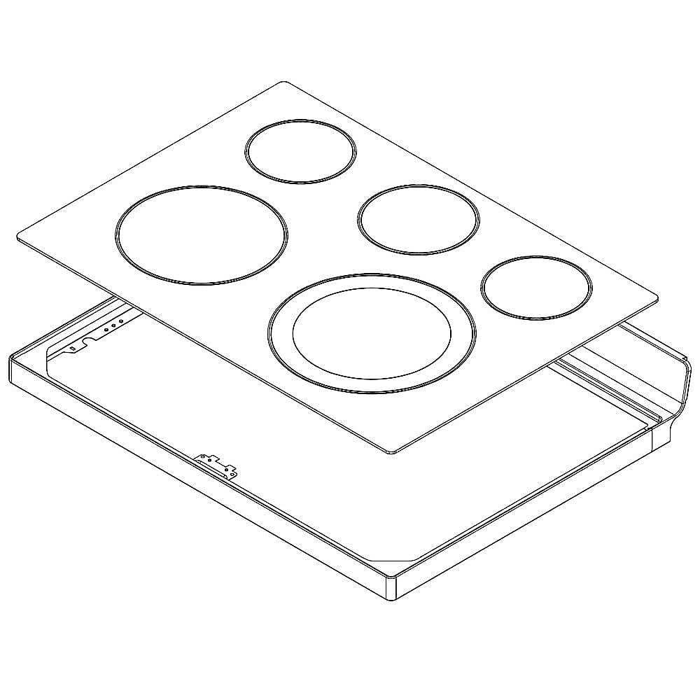 Part #dg94-01301E, Samsung Range Main Top