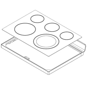 Samsung Range Main Top DG94-01301E