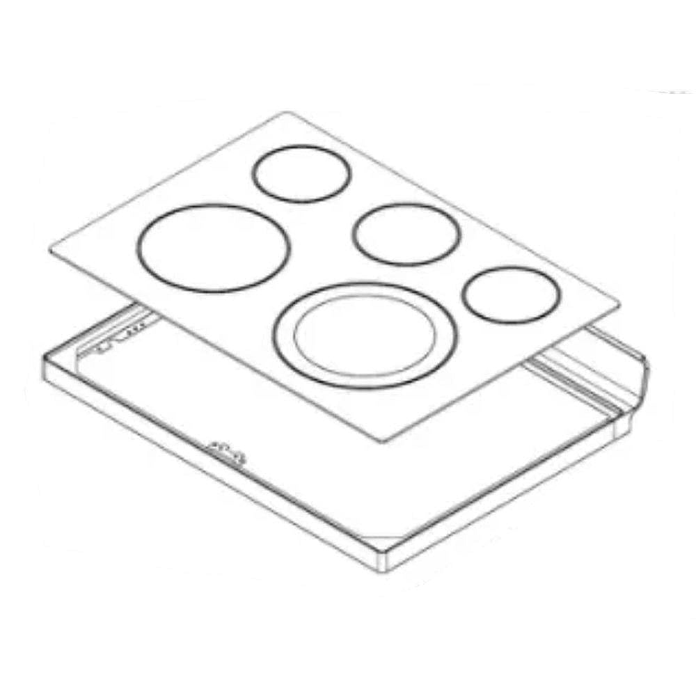 Part #dg94-01301F, Samsung Range Main Top
